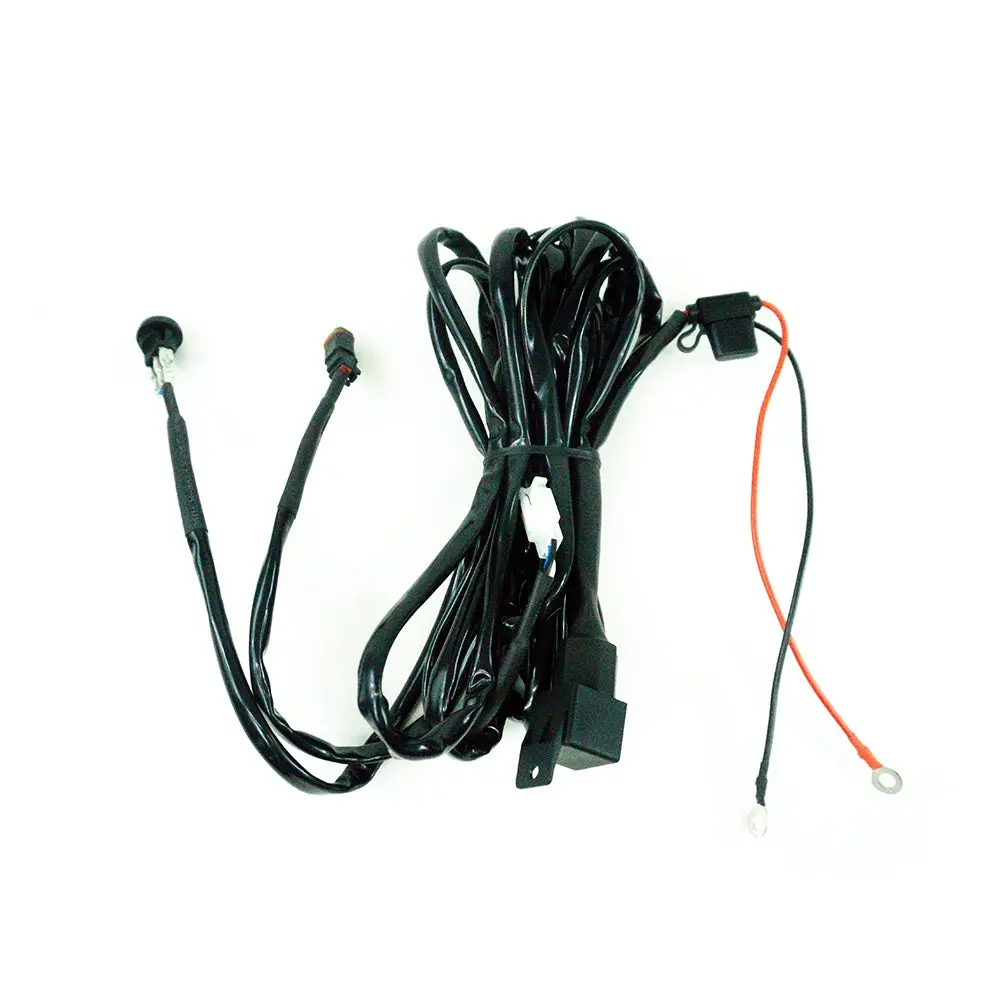 Wiring Harness: Dual Light/ Low Power - No Relay (Up To 55W) 1