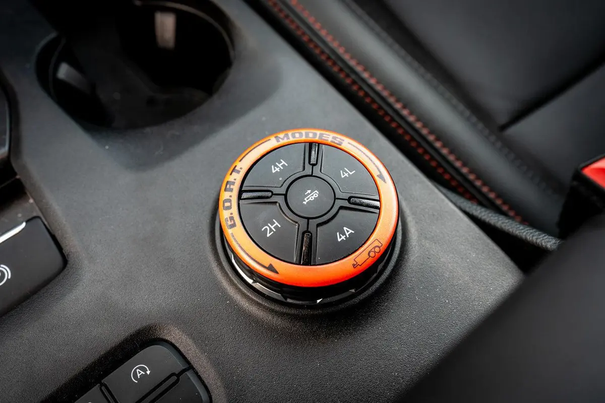 Stickerfab Drive Mode To Goat Mode Dial Ring Overlay - 2024+ Ranger & Ranger Raptor 1