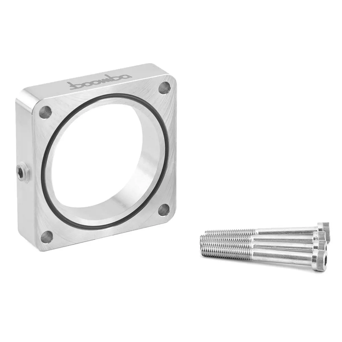 Boomba Racing 2.7L Throttle Body Spacer For 2021+ Ford Bronco - Natural 1