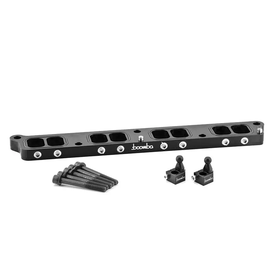 Boomba Racing 2.3L Intake Manifold Spacer For 2021-2024 Ford Bronco & Ranger - Black 1