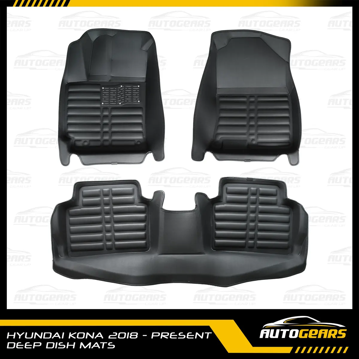 Hyundai Kona (2018 - 2022) Deep Dish Mats / Matting 1
