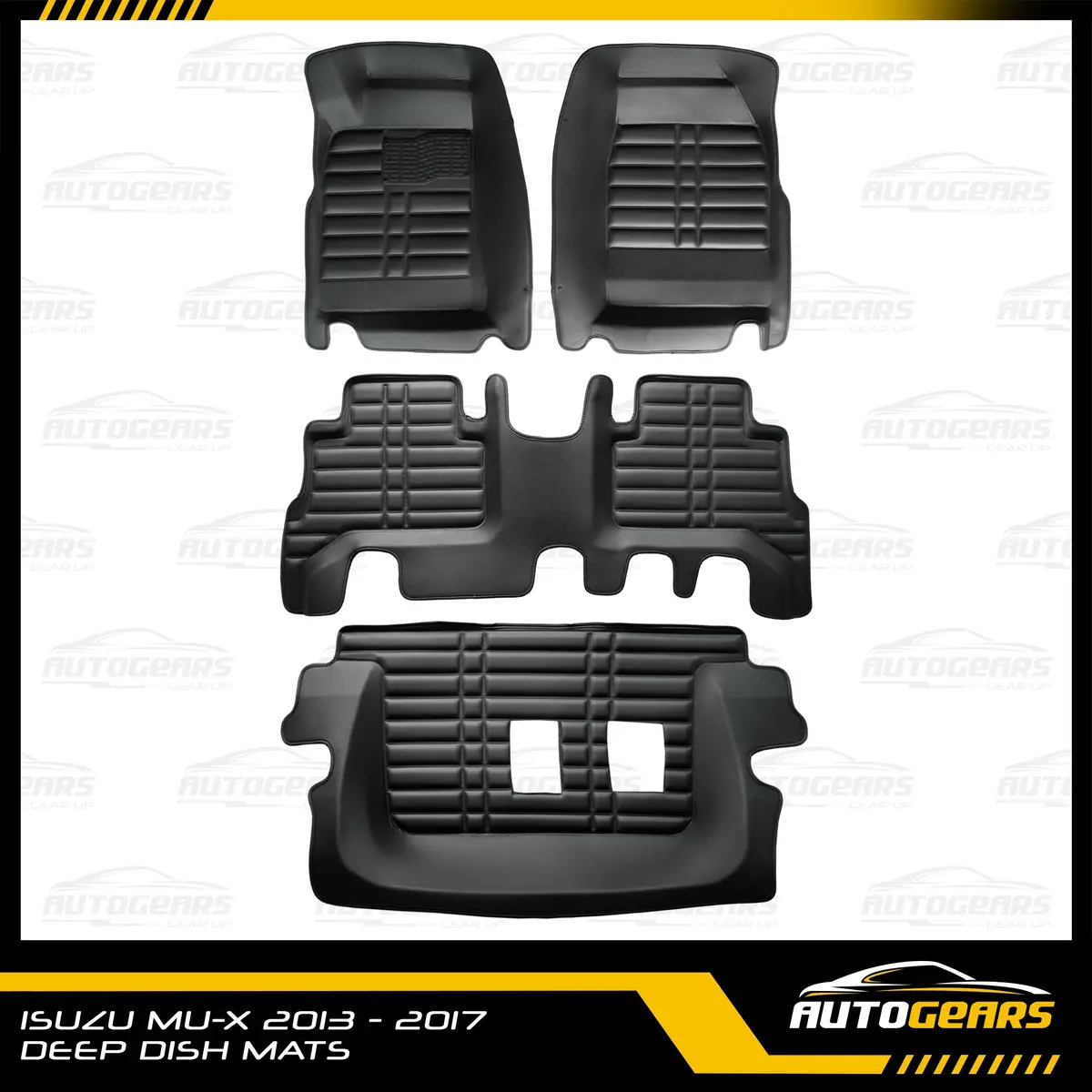 Isuzu Mux Mu-X (2018 - 2021) Deep Dish Mats / Matting 1