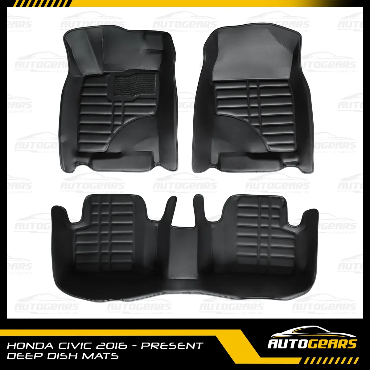 Honda Civic (2016 - 2021) Deep Dish Mats / Matting 1