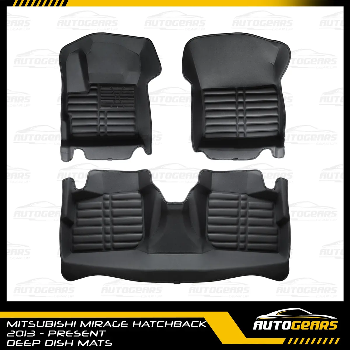 Mitsubishi Mirage Hatchback (2014 - 2026) Deep Dish Mats / Matting 1