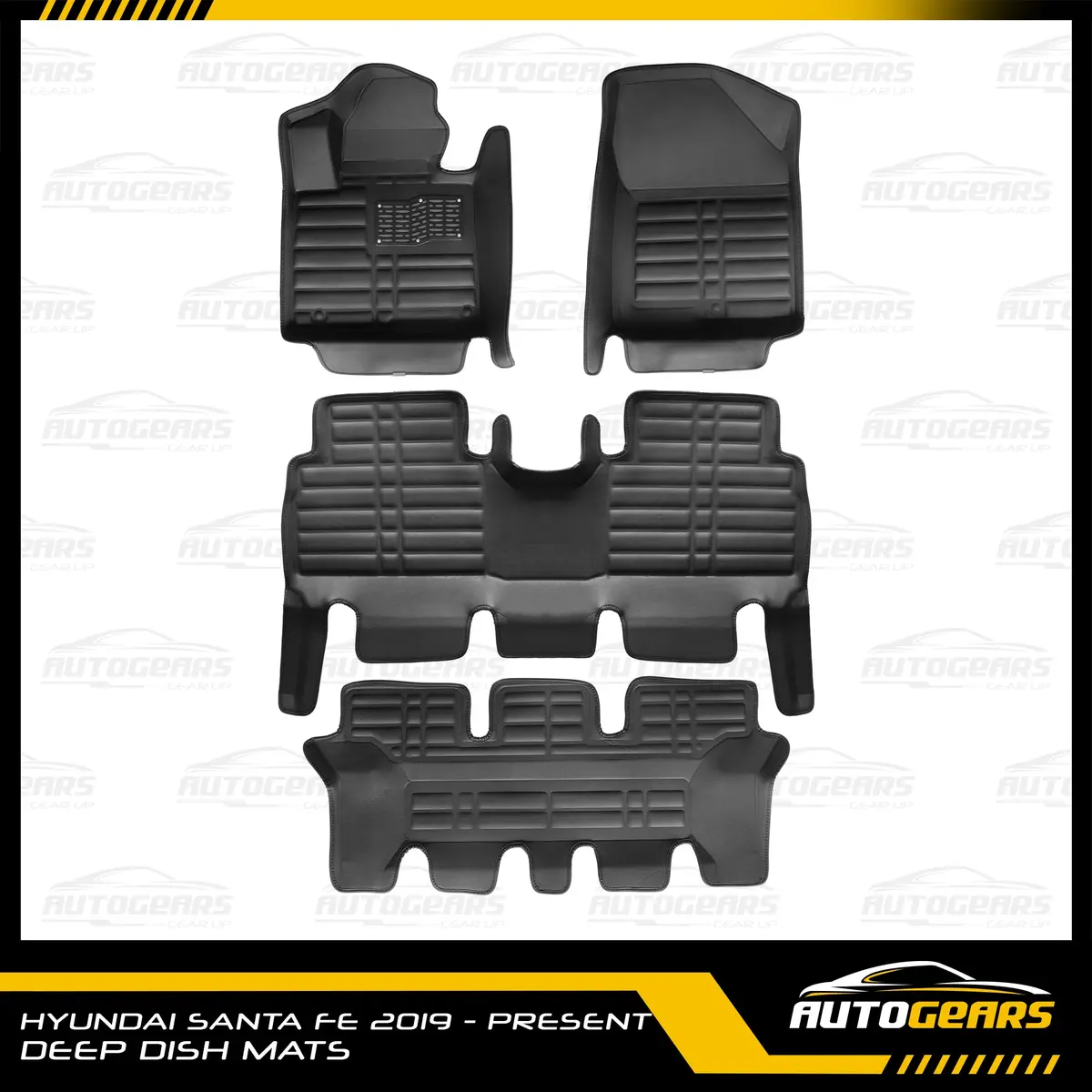 Hyundai Santa Fe (2019 - 2023) Deep Dish Mats / Matting 1