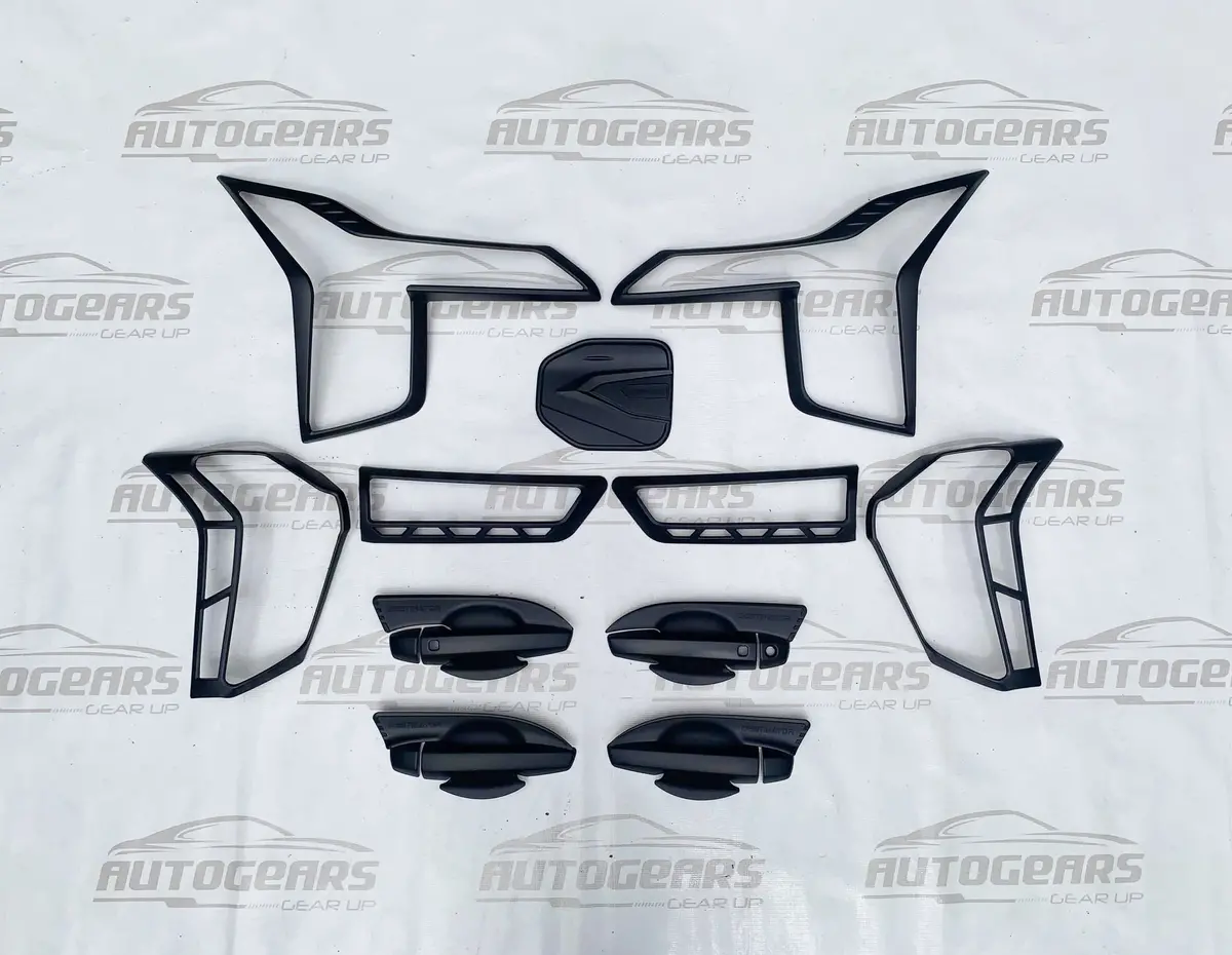 Mitsubishi Destinator (2025 - 2026) Matte Black Garnish Set 2
