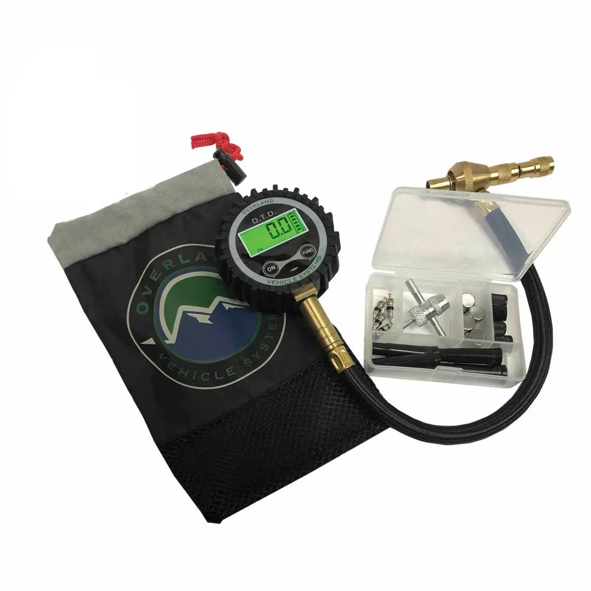 Digital Tire Deflator With Valve Kit & Storage Bag 1