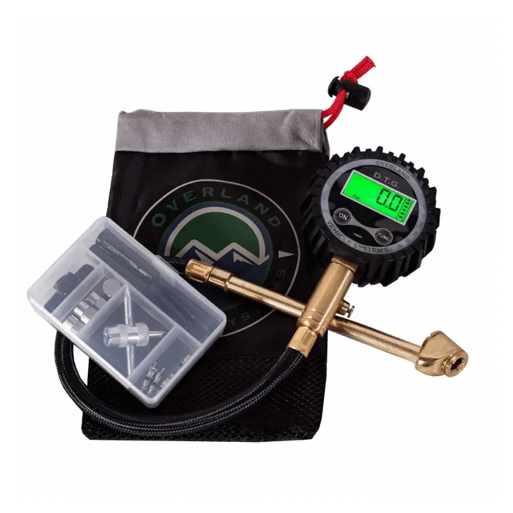 Digital Tire Gauge With Valve Kit & Storage Bag 1