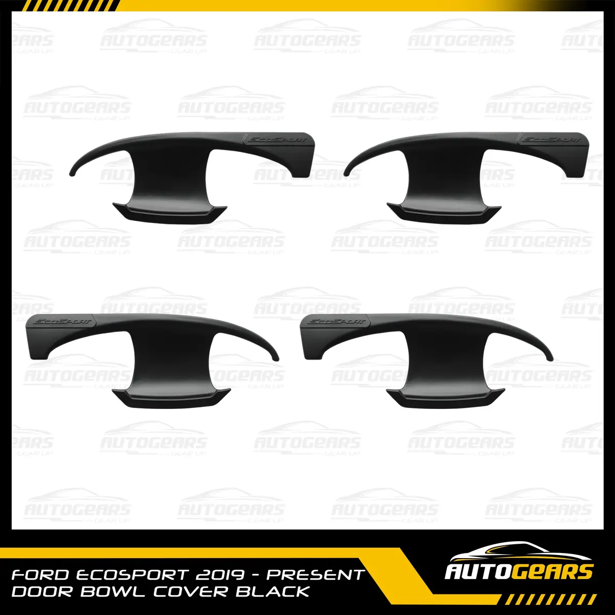 Ford Ecosport (2019 - 2022) Door Bowl Cover Black 1