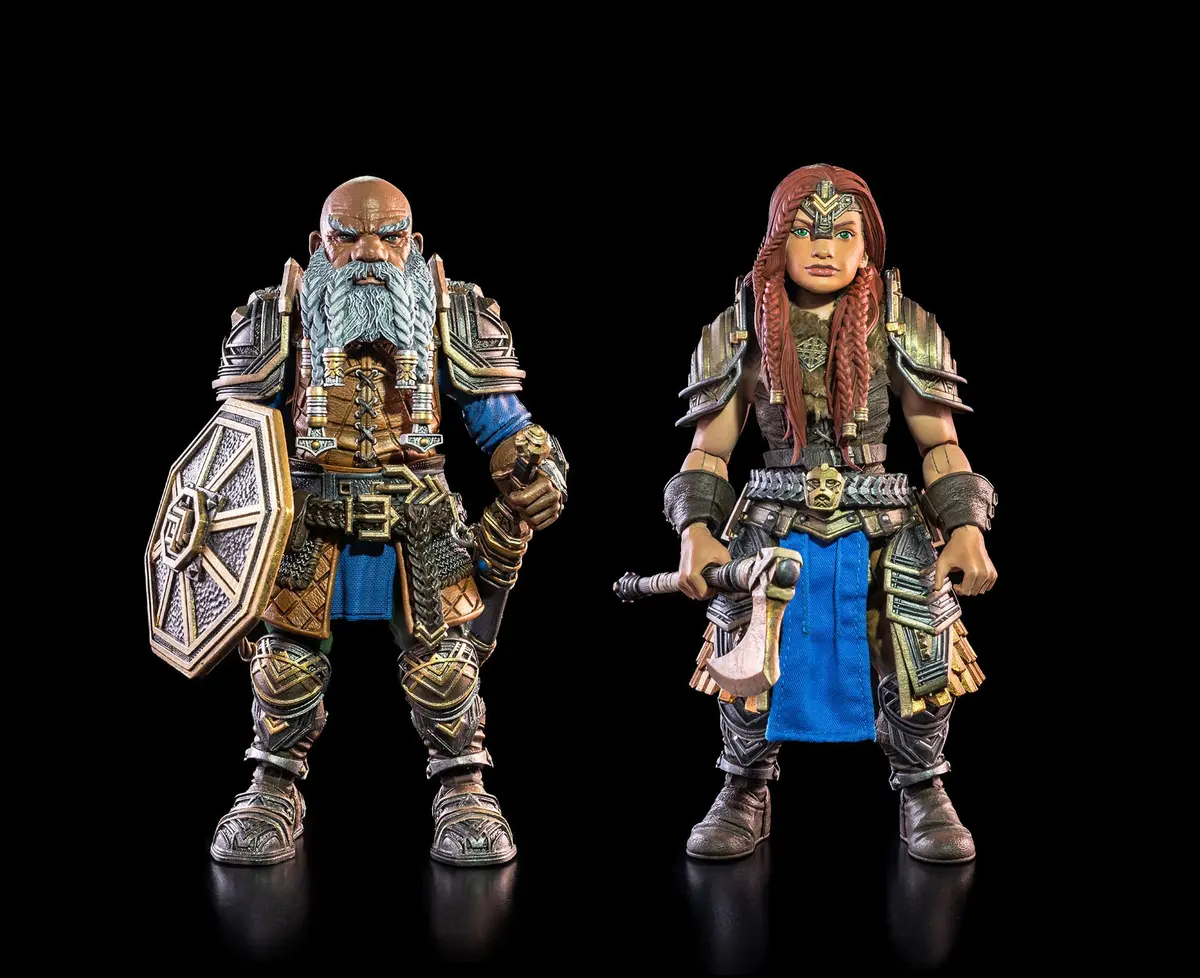 Pre-Order - Mythic Legions Rising Sons Exiles From Under The Mountain Dwarf 2-Pack 1