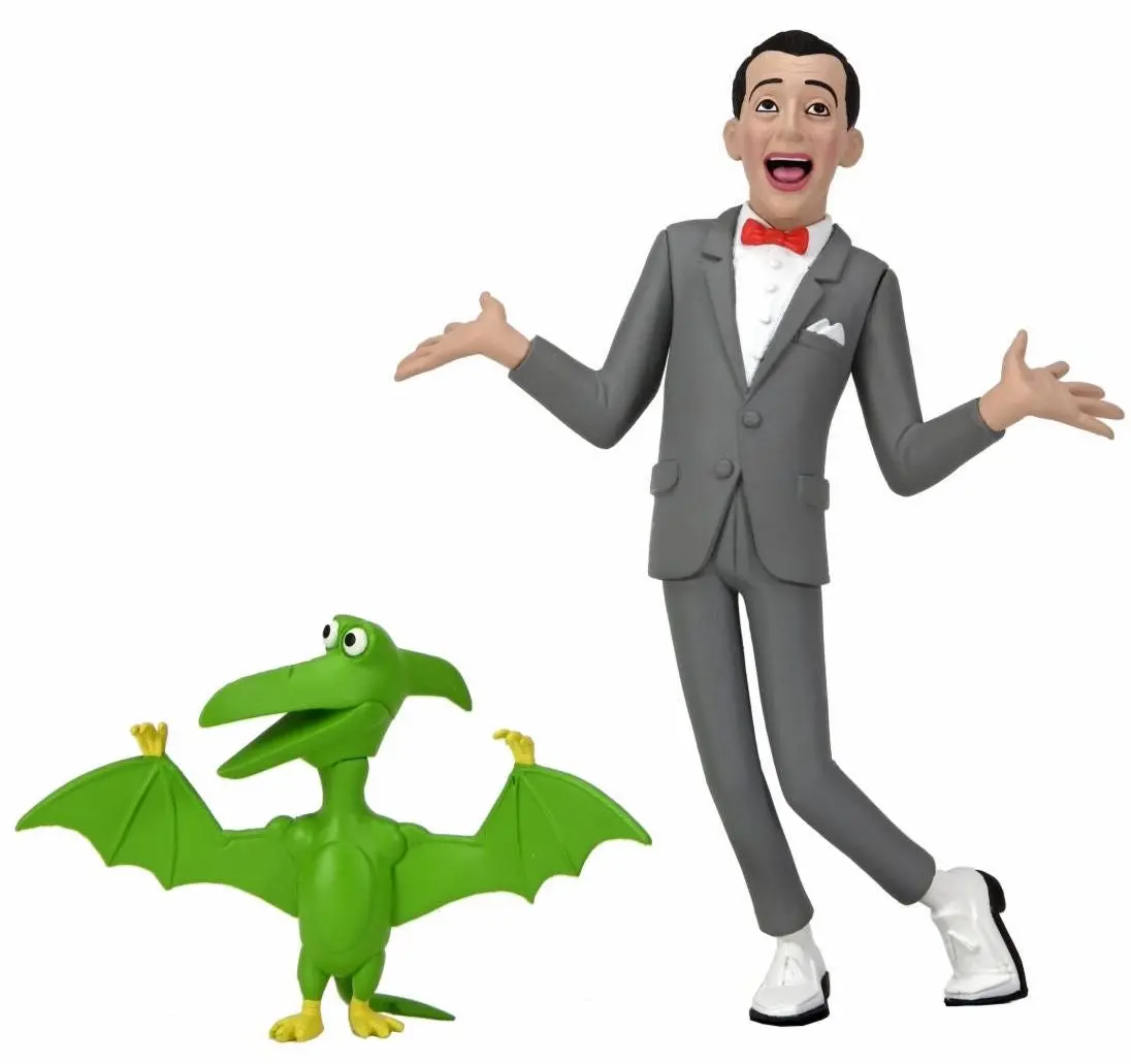 Neca Pee-Wee Herman Toony Classic Pee-Wee & Pterri 5” Figure 1