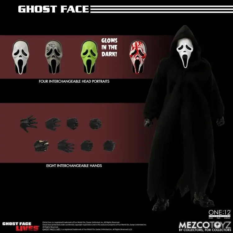Mezco One12 Ghost Face 6-Inch Figure 1