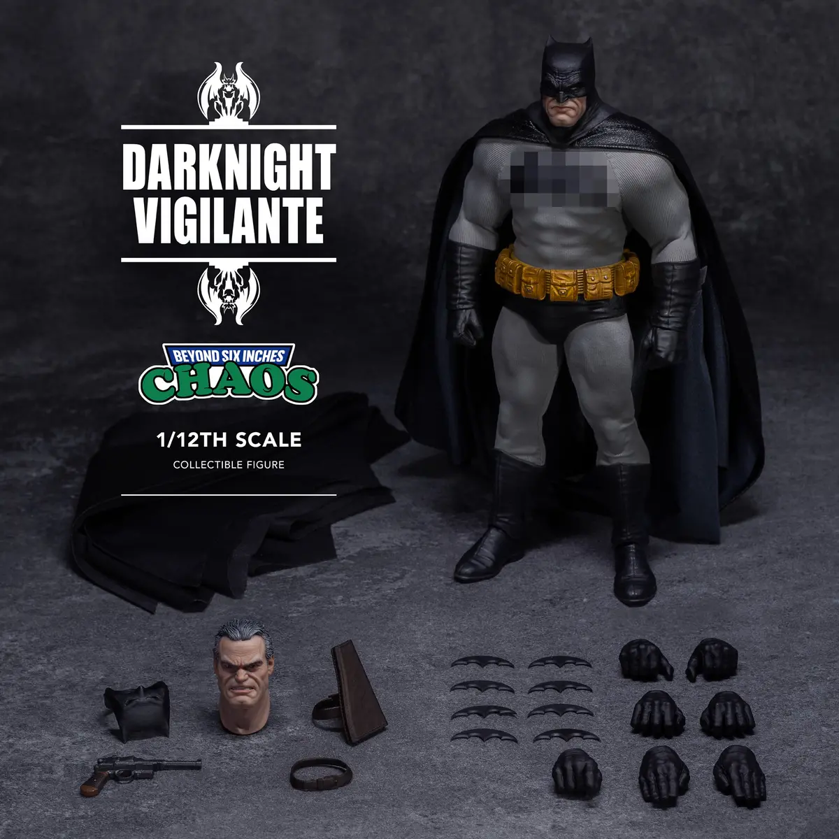 Limit 1 Per Customer - Chaos 1/12 Scale Dark Knight Vigilante Figure 1