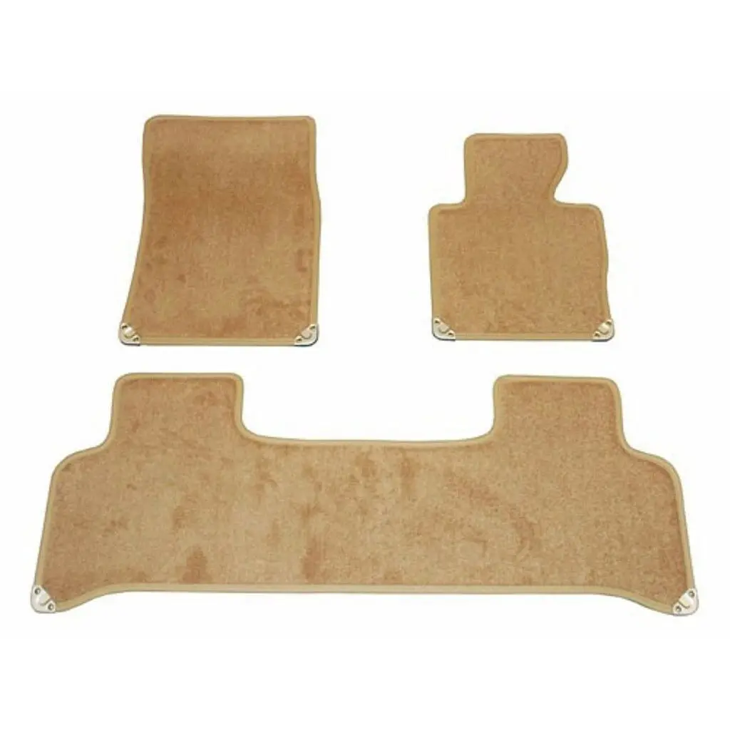 Carpet Floor Mats Set Kit Sand Beige 1