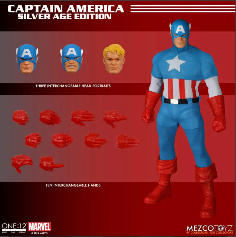Shipping Soon - Mezco One12 Captain America 6-Inch Figure 1