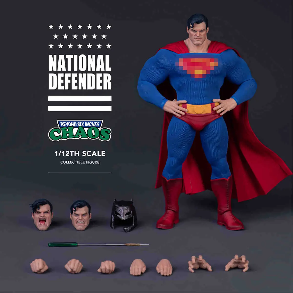 Pre-Order Price (Shipping June 2025) - Chaos Studios National Defender 6-Inch Figure 1