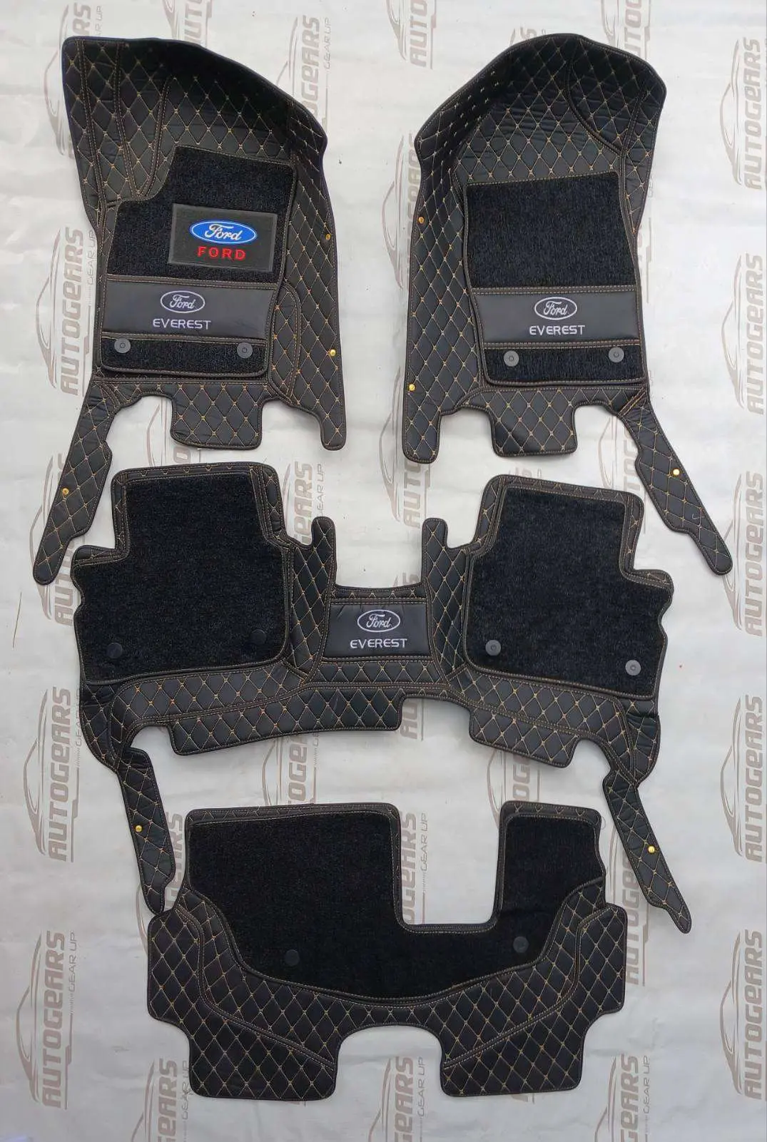 Ford Everest (2023 - 2026) Quilted Deep Dish Mats / Matting 1
