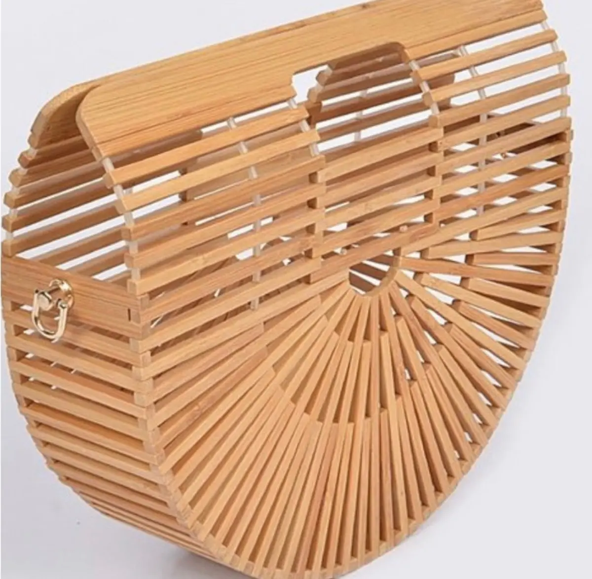 Bamboo Clutch Crossbody Purse 1