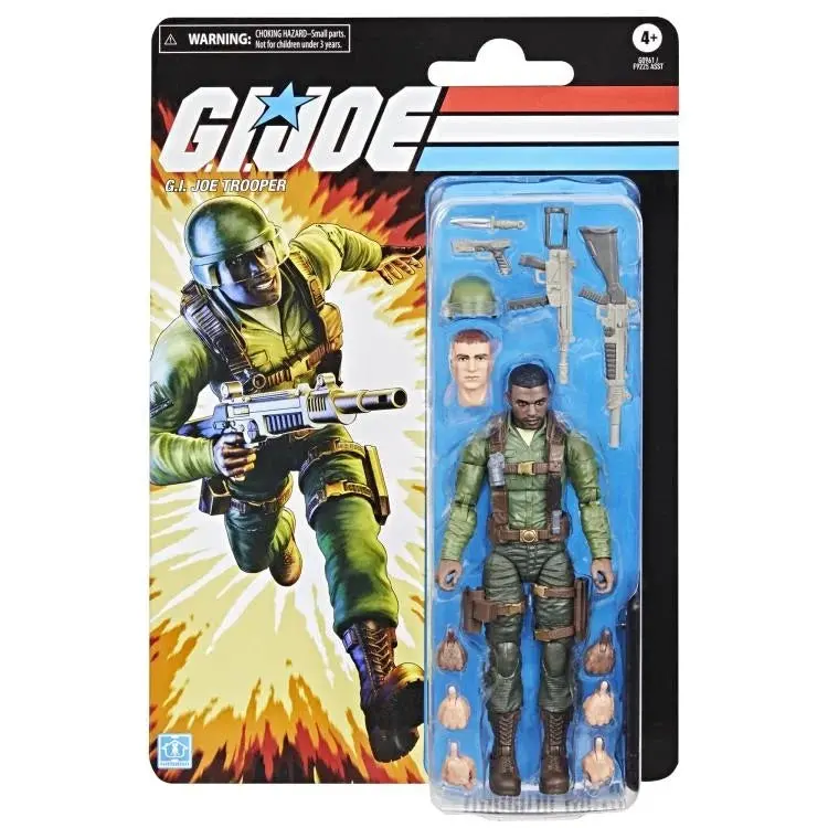 Gi Joe Retro Trooper “Green Shirt” 6-Inch Figure 1