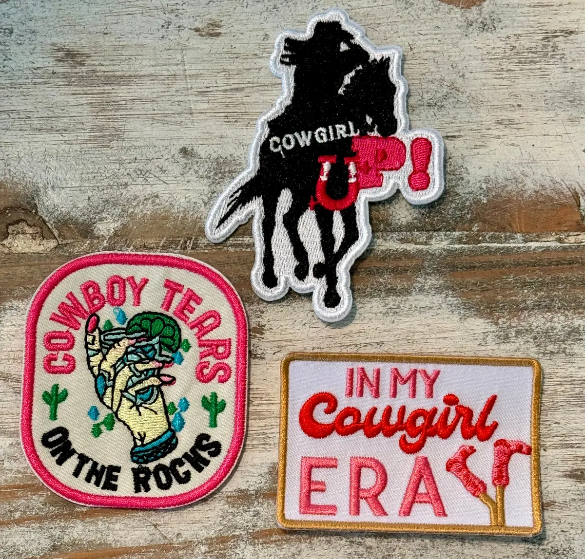 Cowgirl Iron On Patches 1