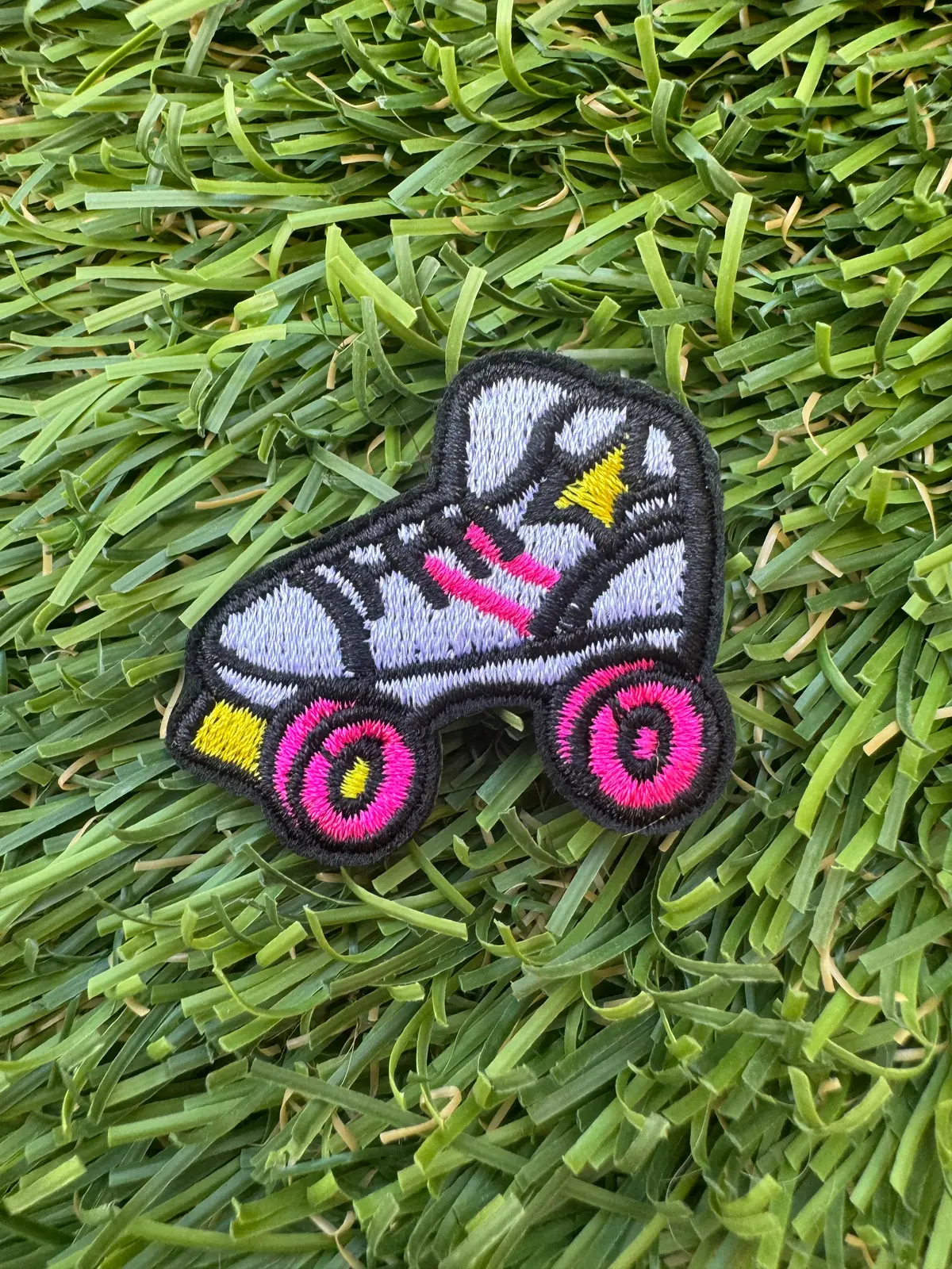 Roller Skate Iron On Patch 1