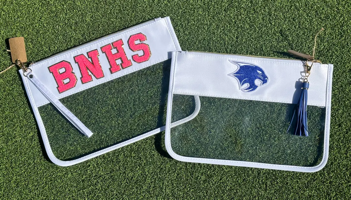 Bnhs Bobcat Clear Pouch Bags 1