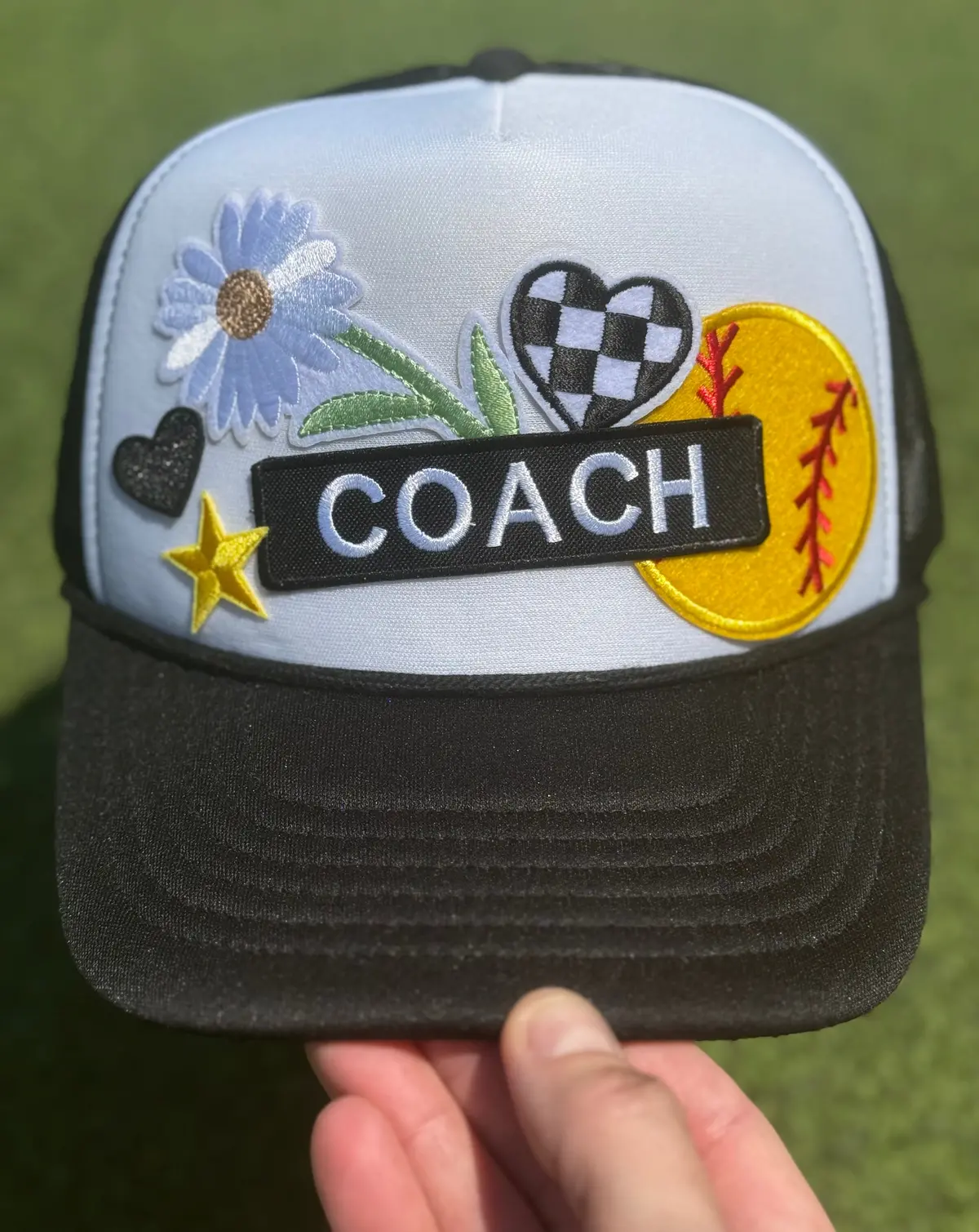 Softball Coach Trucker Cap 1