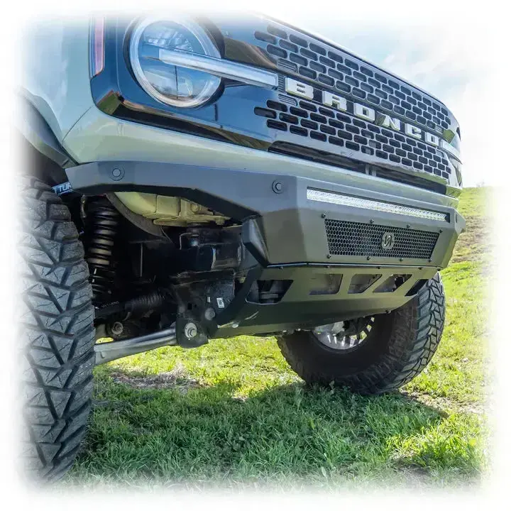 Turn Offroad 2021+ Ford Bronco Hyperlyte Front Bumper & Skid Plate | Fb3-M1 2