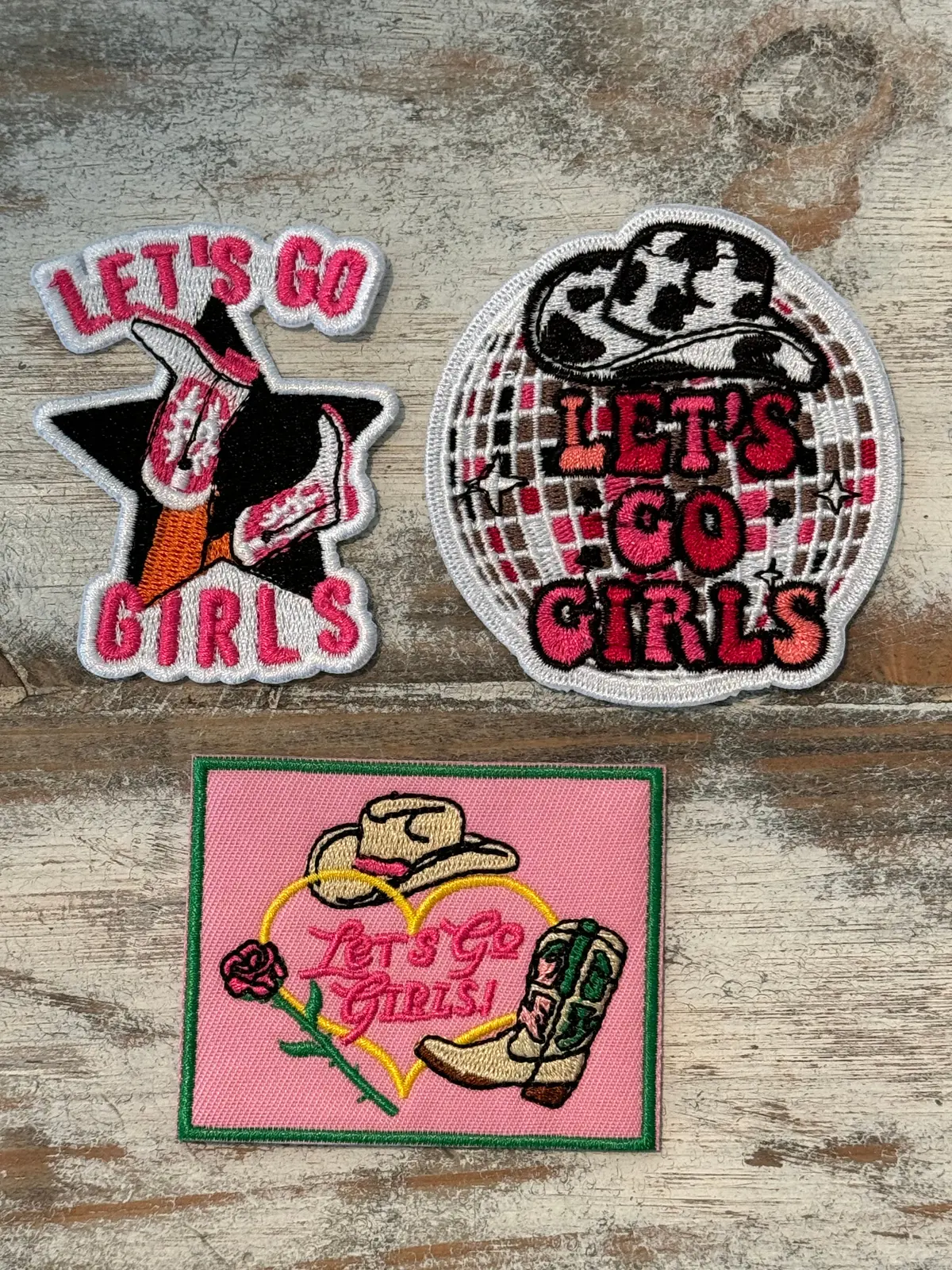 Let’S Go Girls Iron On Patches 1