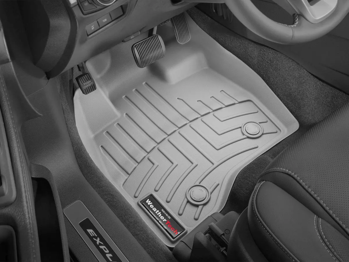 Weathertech Front & Back Floorliner For 2024 Ford Bronco Sport W/ Carpet Interior (Black) | 441642-1-2 1