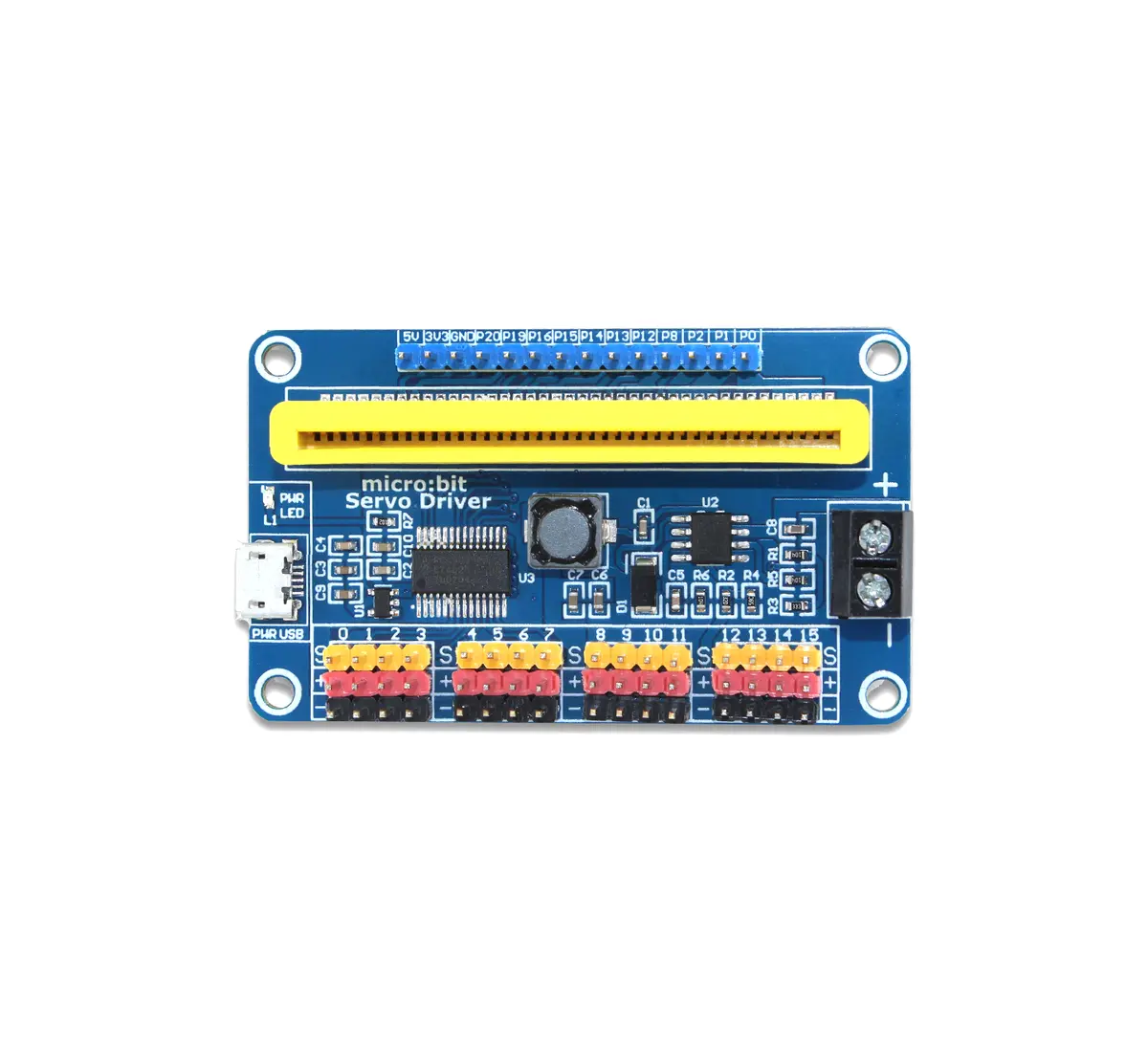 16 Channel 12-Bit Servo Driver - I2c Interface Module, Servo Driver For Micro:Bit 1