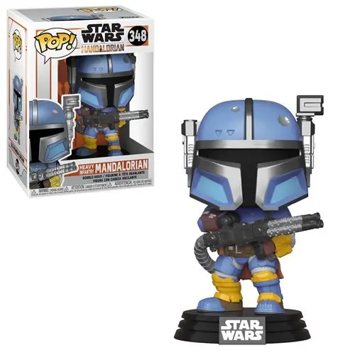 (Limit 1) Star Wars The Mandalorian Heavy Infantry Mandalorian Funko Pop! Vinyl Figure 1