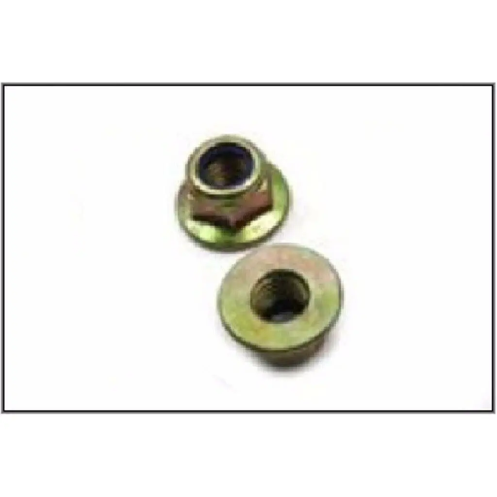 Flanged Nylock Nut Set X2 1