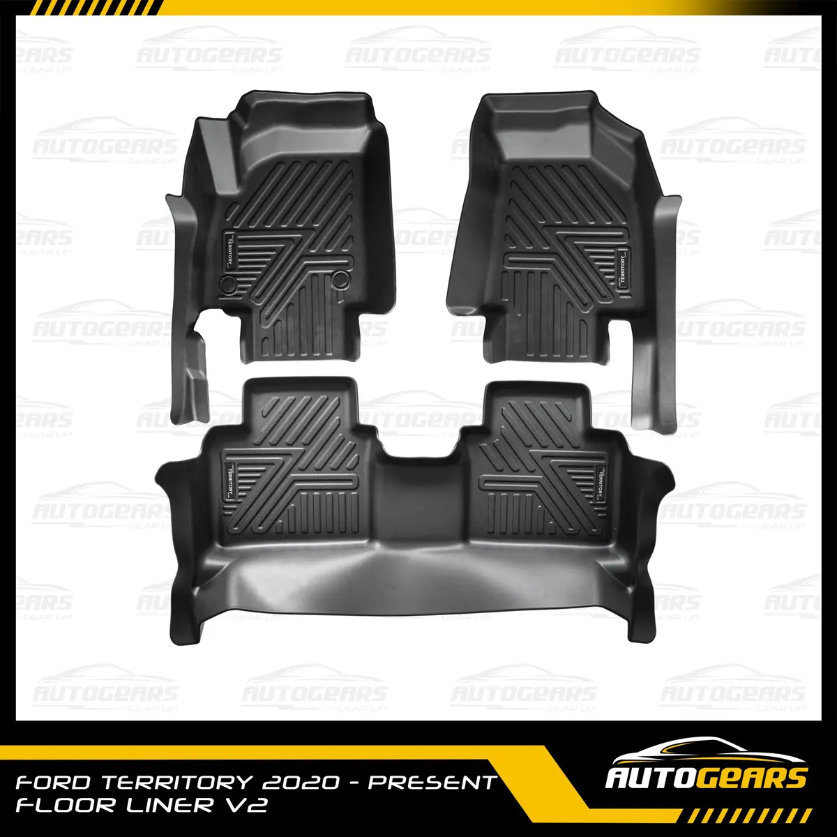 Ford Territory Gen 1 (2020 - 2022) 5D Extended Deep Dish Matting | Floor Liners V2 1