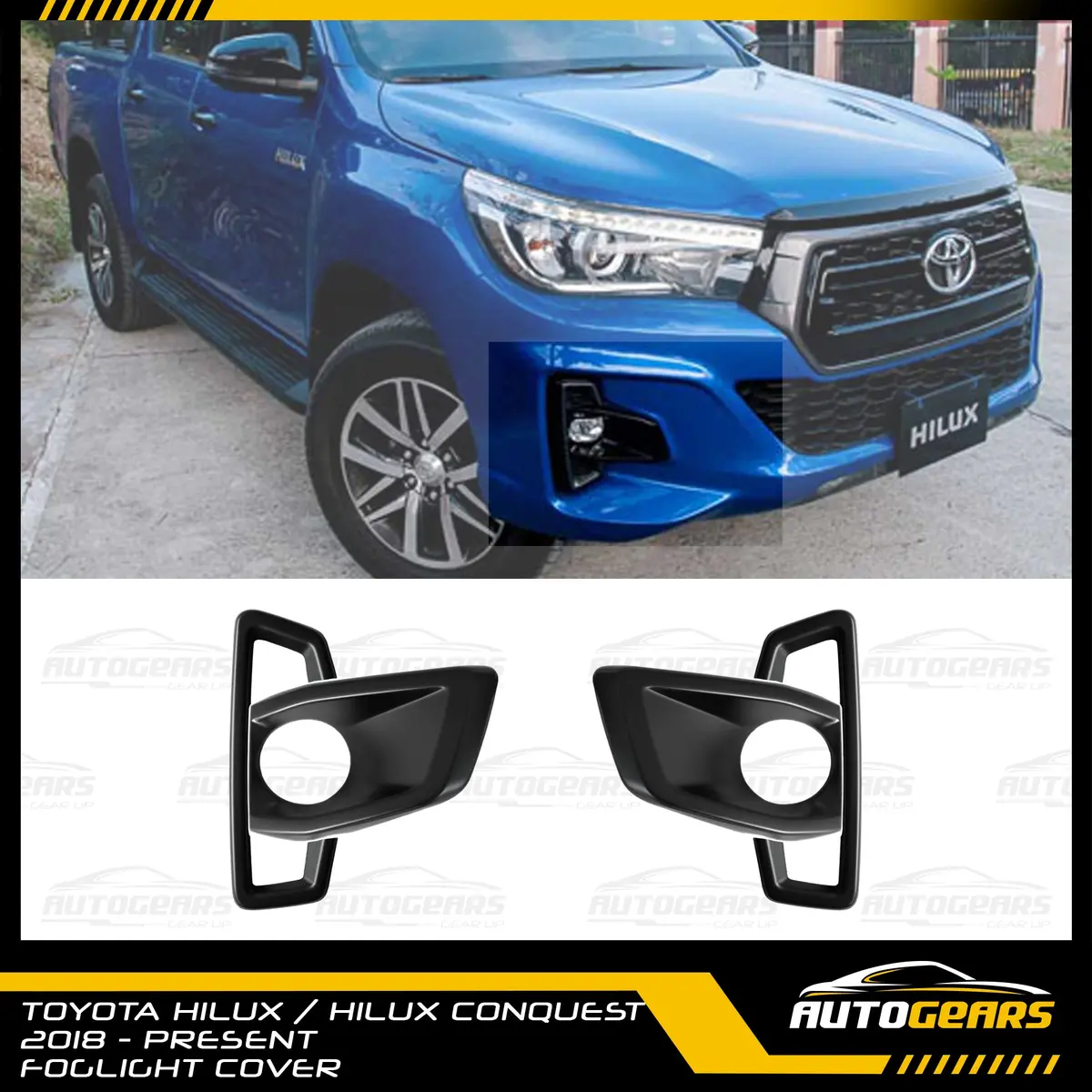Toyota Hilux Conquest (2018 - 2026) Foglight Cover 1