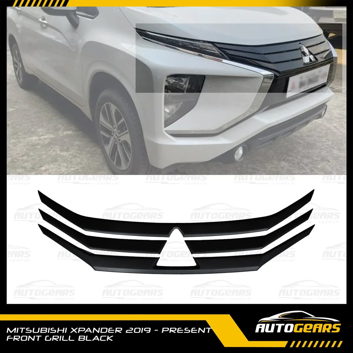 Mitsubishi Xpander (2019 - 2022) Front Grill Cover Black 1