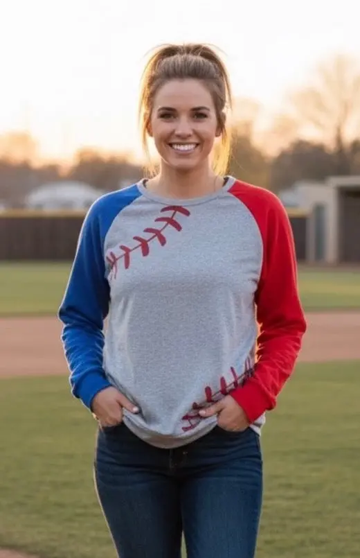 Baseball Laces Sweatshirts 1