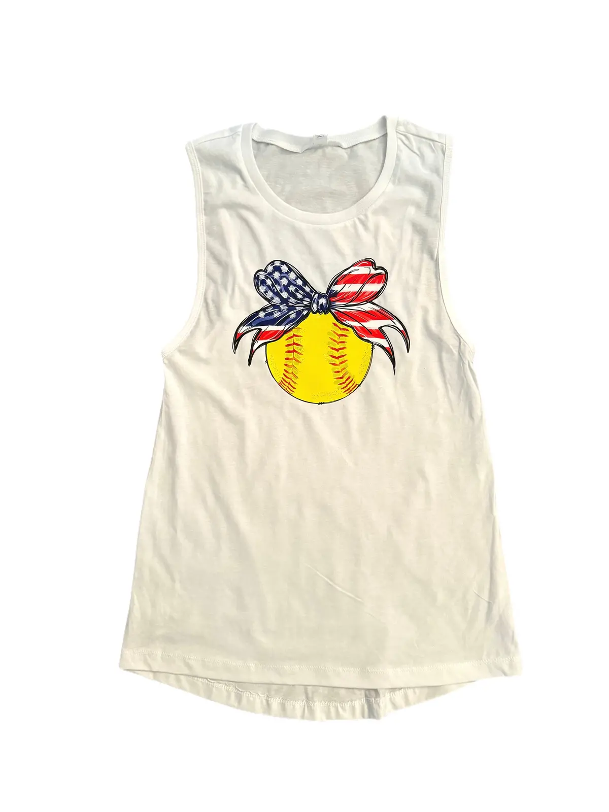 Softballs & Bows Tank Top 1