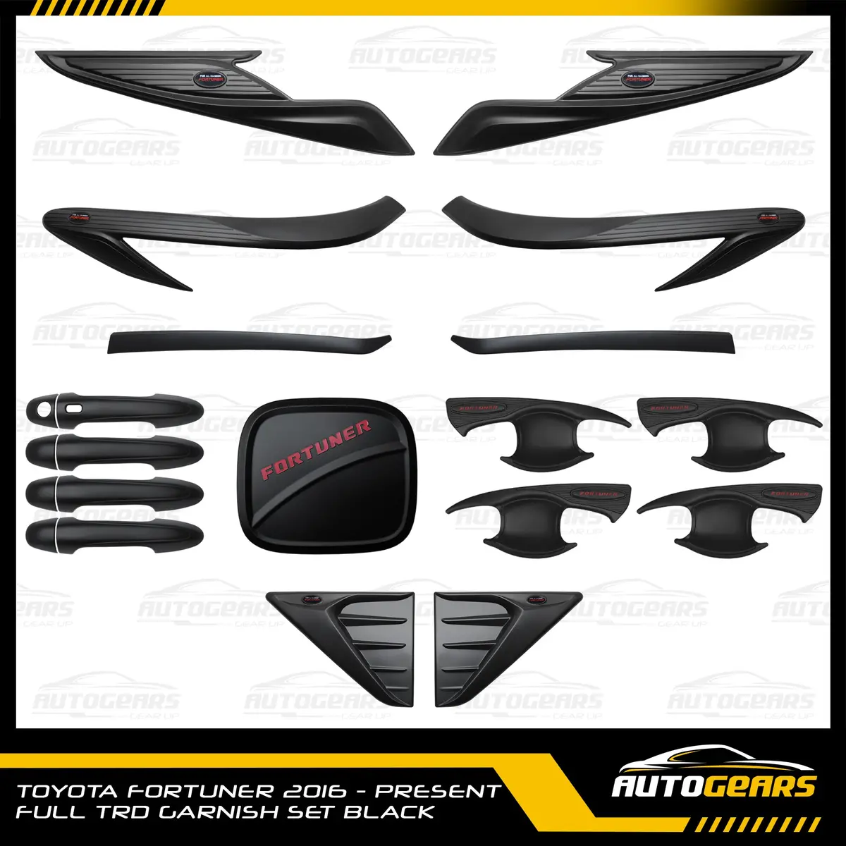 Toyota Fortuner (2016 - 2020) Trd Full Garnish Set 1