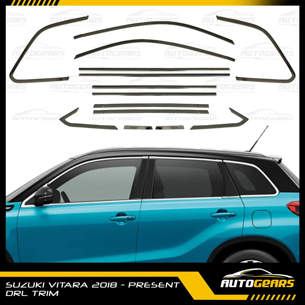 Suzuki Vitara (2017 - 2022) Full Window Trims 1