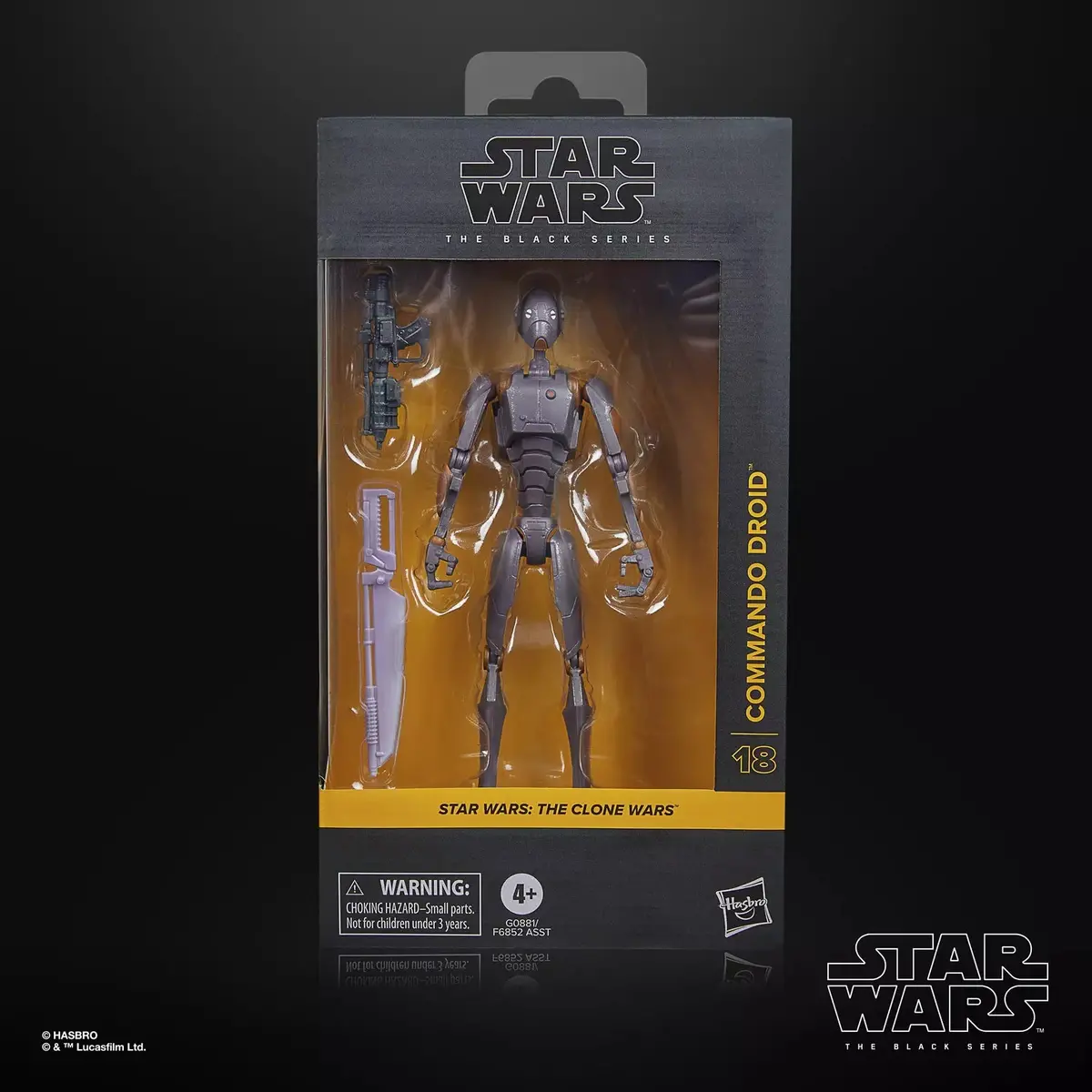 New Arrival! Star Wars Black Series Commando Droid 6-Inch Figure 1