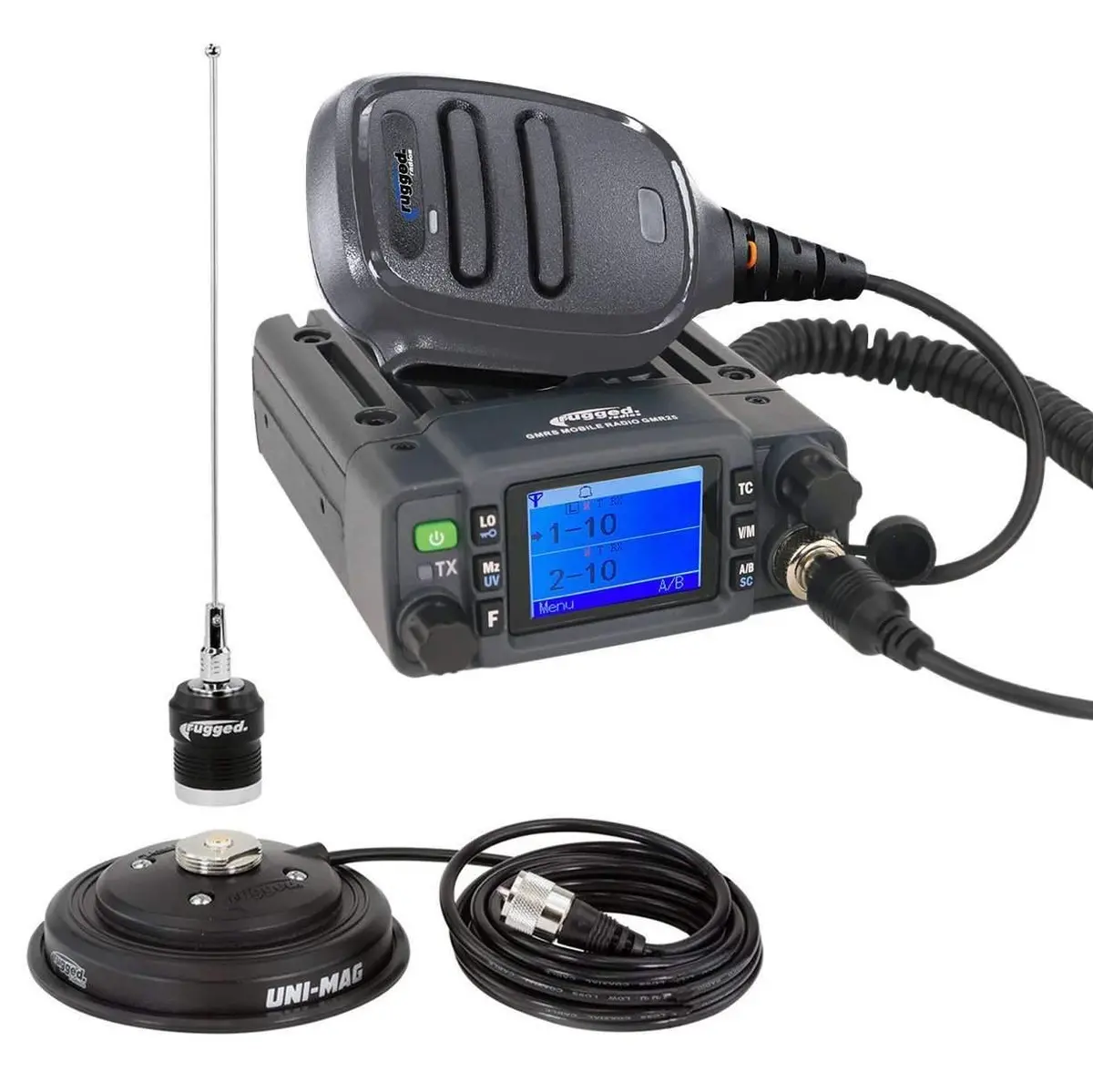Gmr25 Waterproof Gmrs Band Mobile Radio Kit 1