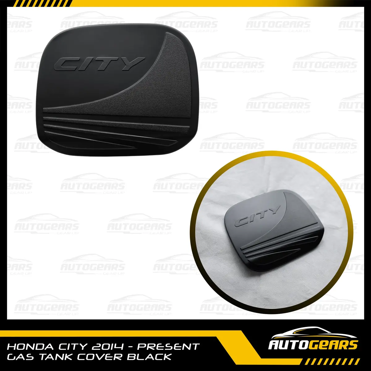 Honda City (2014 - 2020) Gas Tank Cover Black 1