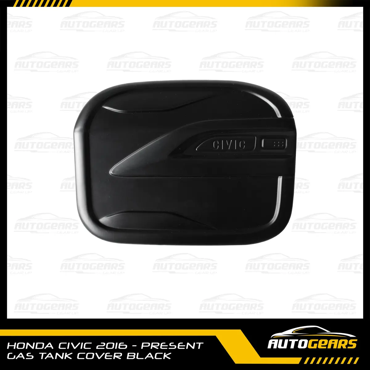 Honda Civic (2016 - 2021) Gas Tank Cover Black 1