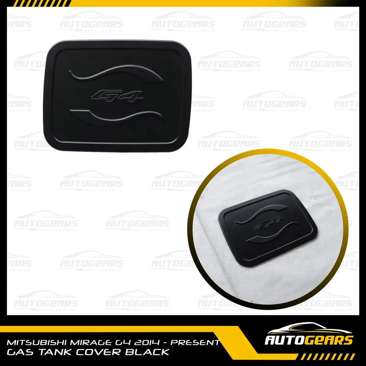 Mitsubishi Mirage G4 (2014 - 2026) Gas Tank Cover Black 1