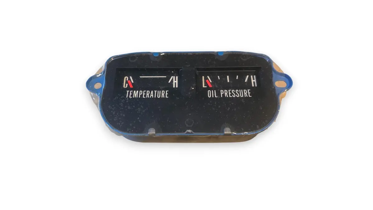 Nos  Temp/Oil Pressure Gauge - Scout Ii, Terra, Traveler 1