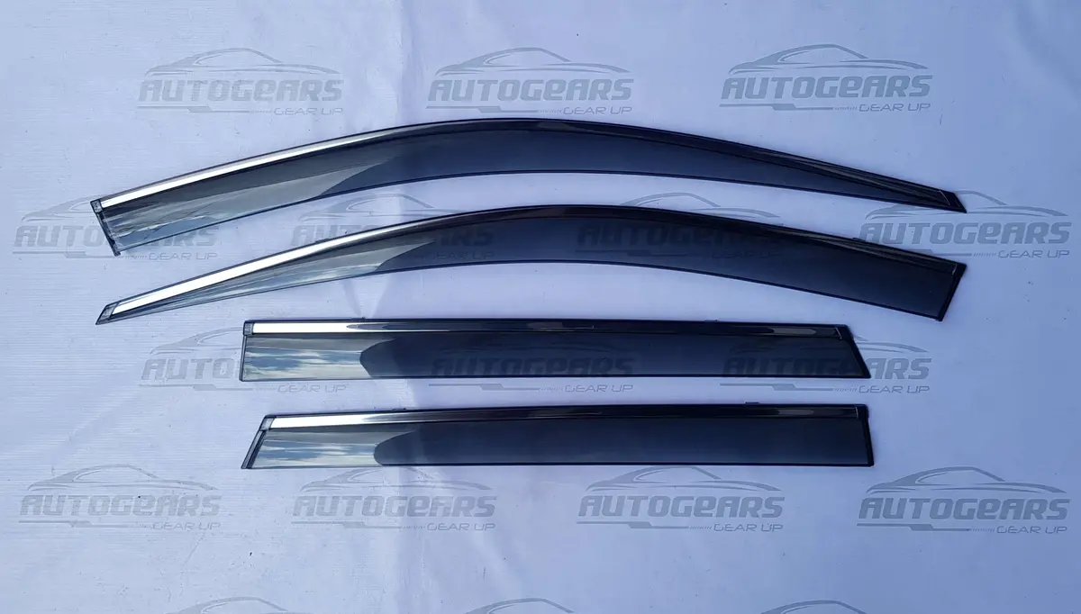 Geely Okavango (2020 - 2026) Rain Visor With Chrome Trim V1 1