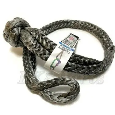Gray00069 – Factor 55 Synthetic Gray Soft Shackle (Extreme Duty, 7/16", 10" Diameter) 1