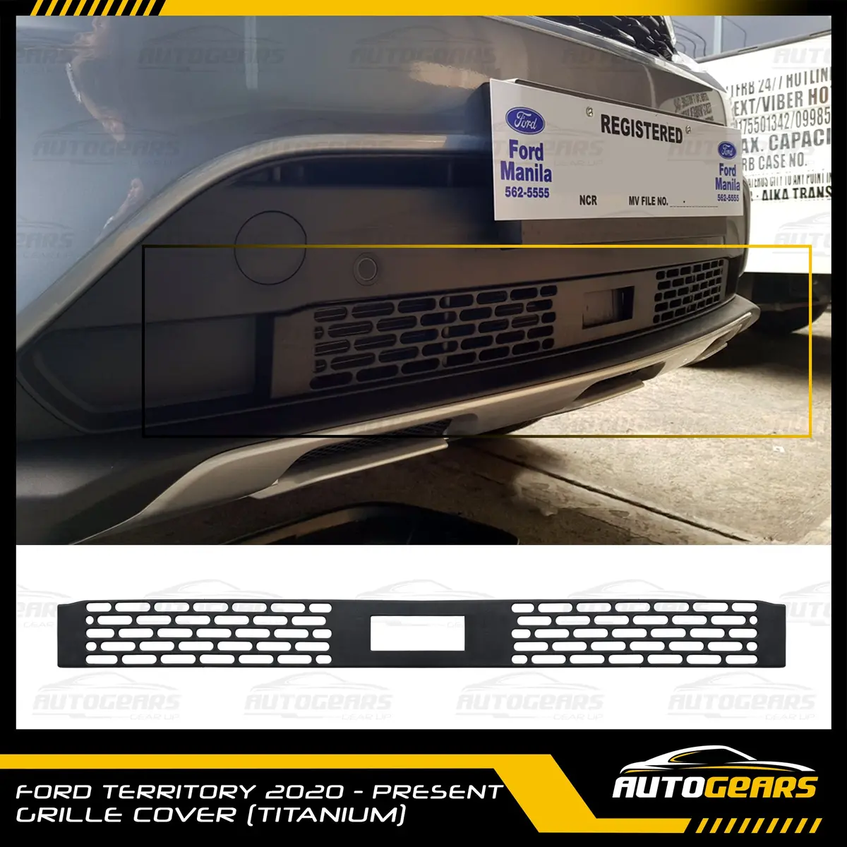 Ford Territory Gen 1 (2020 - 2022) Grille Cover 2