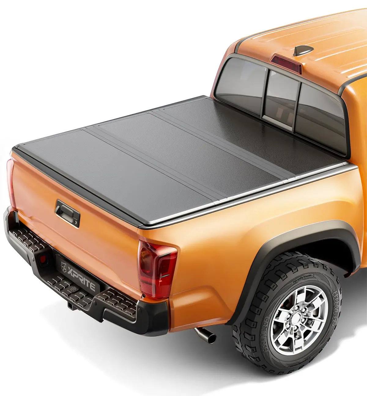 Xprite Hard Tri-Fold Truck Bed Tonneau Cover For 2024 2025 Toyota Tacoma 1